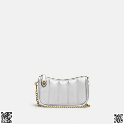 美國代購正品 Coach Swinger 20 絎縫鏈條包