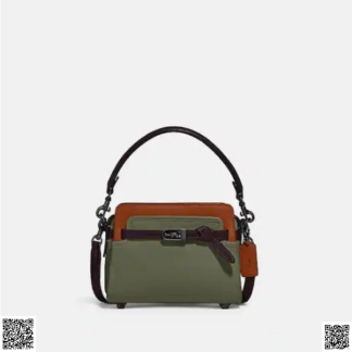 美國代購正品 Coach Tate 18 拼色手提斜挎包