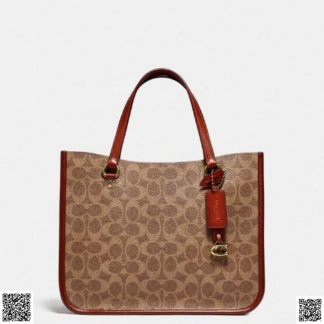 美國代購正品 Coach Tyler Carryall 28 老花托特包