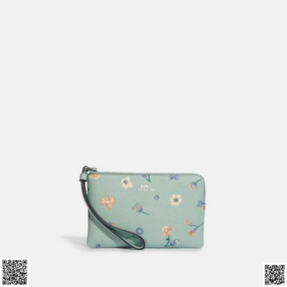 美國代購正品 Coach 印花拉鏈手拿包