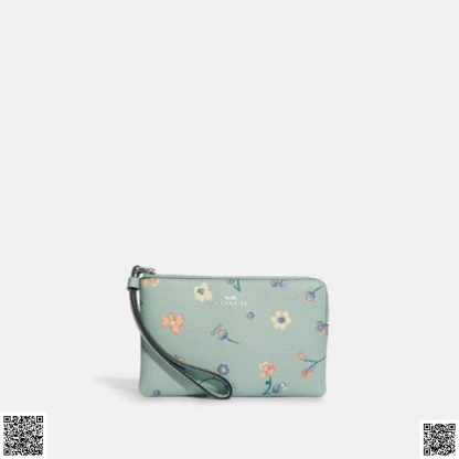 美國代購正品 Coach 印花拉鏈手拿包