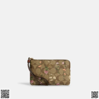美國代購正品 Coach 印花拉鏈手拿包