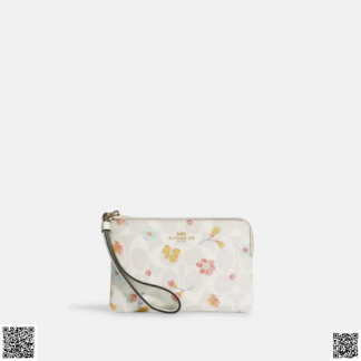 美國代購正品 Coach 印花拉鏈手拿包