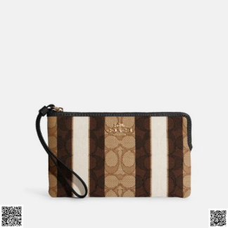 美國代購正品 Coach 老花拉鏈手拿包