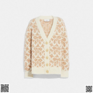美國代購正品 Coach 老花羊毛開衫