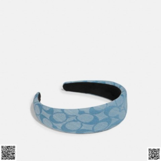 美國代購正品 Coach 老花香布蕾發箍