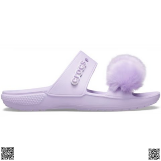 美國代購正品 Crocs 毛球拖鞋