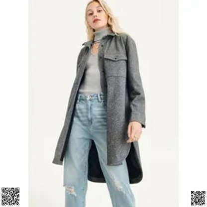 美國代購正品 DKNY 廓形襯衫外套