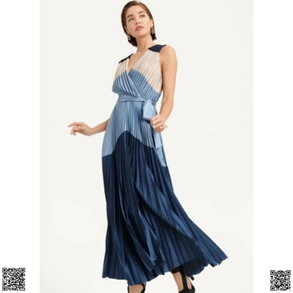 美國代購正品 DKNY 緞麵百褶裙
