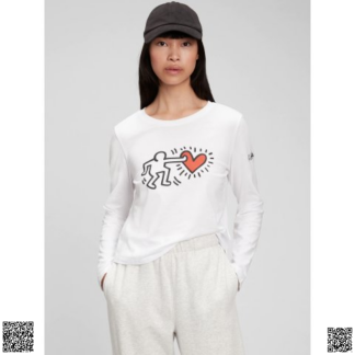 美國代購正品 Gap X Keith Haring Shrunken 圖案T恤