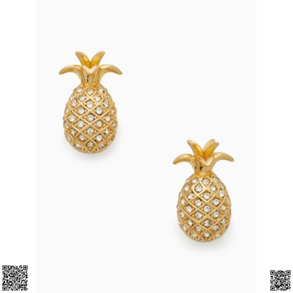 美國代購正品 Kate Spade 菠蘿耳飾