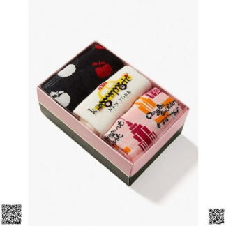 美國代購正品 Kate Spade 襪子禮盒（3雙）