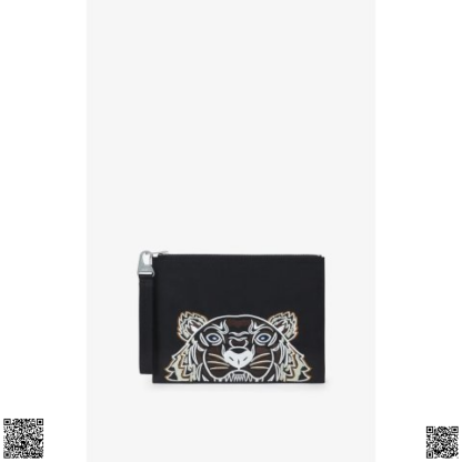 美國代購正品 Kenzo 大號虎頭手拿包