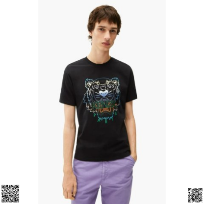 美國代購正品 Kenzo 男士漸變虎頭T恤