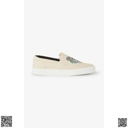 美國代購正品 Kenzo 男士虎頭小白鞋