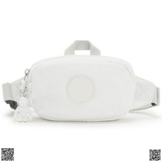 美國代購正品 Kipling 白色腰包