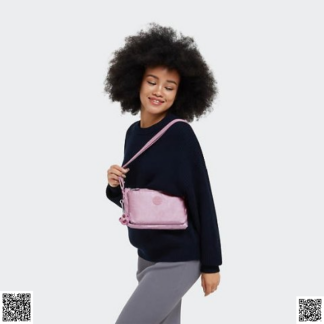 美國代購正品 Kipling 金屬色斜挎包