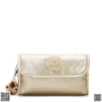 美國代購正品 Kipling 金屬色錢包