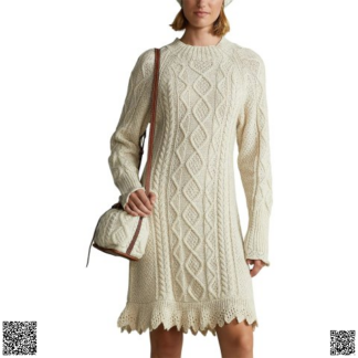 美國代購正品 Polo Ralph Lauren 針織羊毛混紡連衣裙