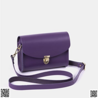 美國代購正品 Pushlock 斜挎包 葡萄紫色