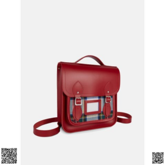 美國代購正品 The Cambridge Satchel Company 格紋雙肩包