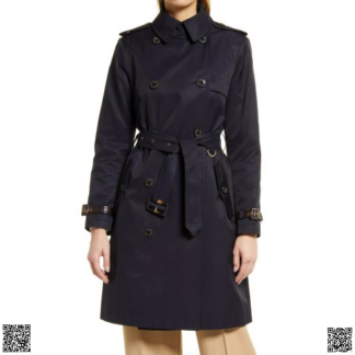 美國代購正品 雙排扣風衣