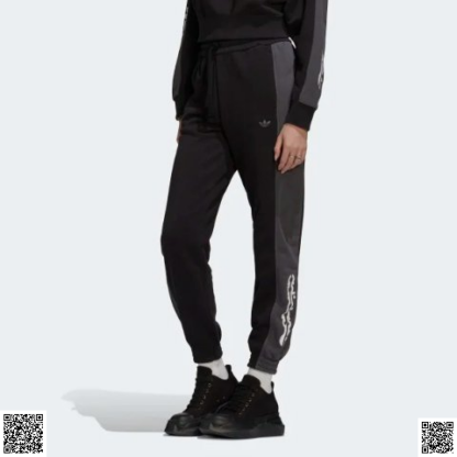 美國代購正品 Adidas Blocked Graphic Cuffed 運動Joggers