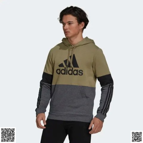 美國代購正品 Adidas Essentials Fleece Colorblock 男款運動衛