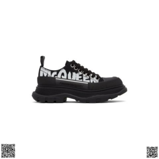 美國代購正品 Alexander McQueen Logo Tread Slick 厚底鞋