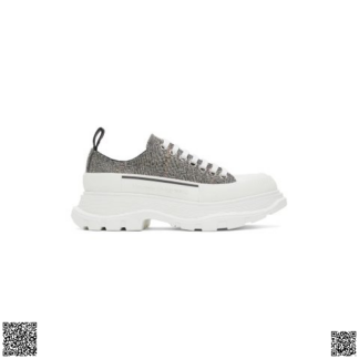 美國代購正品 Alexander McQueen Tread Slick 格紋厚底鞋