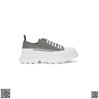 美國代購正品 Alexander McQueen Tread Slick 格紋厚底鞋