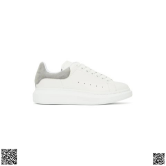美國代購正品 Alexander McQueen 灰尾厚底小白鞋