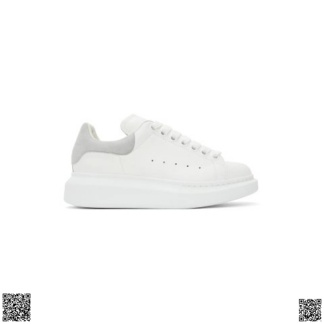 美國代購正品 Alexander McQueen 灰尾小白鞋