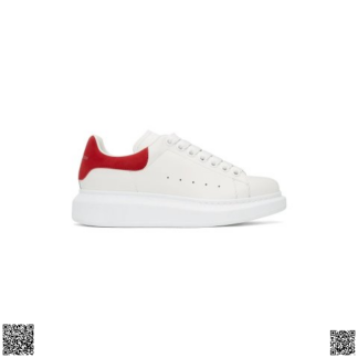 美國代購正品 Alexander McQueen 紅尾小白鞋