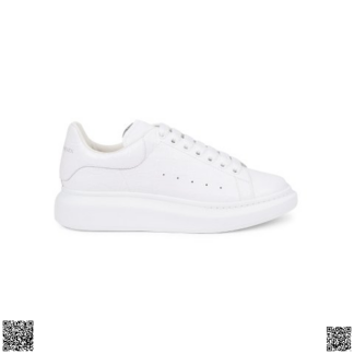 美國代購正品 Alexander McQueen 純色小白鞋