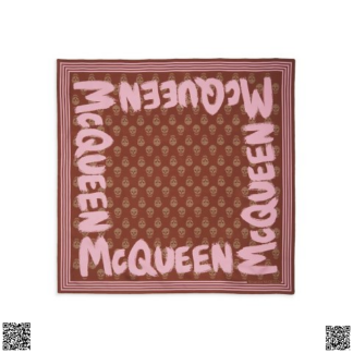 美國代購正品 Alexander McQueen 絲巾