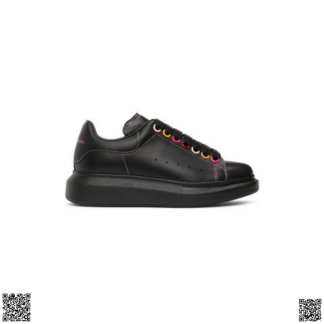 美國代購正品 Alexander McQueen 黑色厚底鞋
