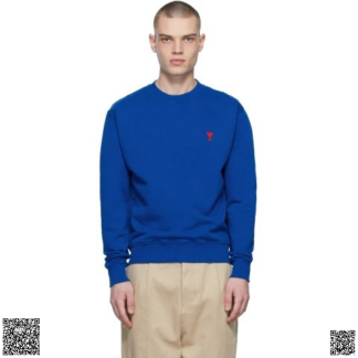 美國代購正品 Ami Alexandre Mattiussi 剋萊因藍小愛心衛衣