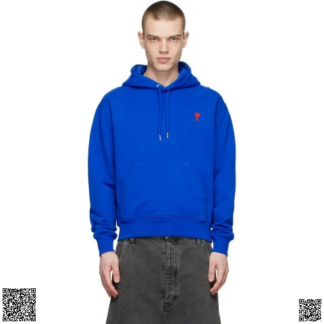 美國代購正品 Ami Alexandre Mattiussi 剋萊因藍小愛心連帽