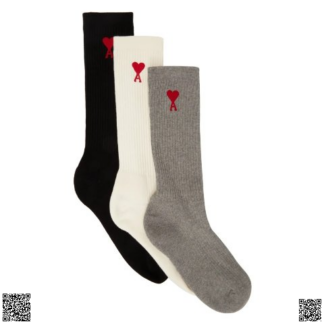 美國代購正品 Ami Alexandre Mattiussi 襪子3件套