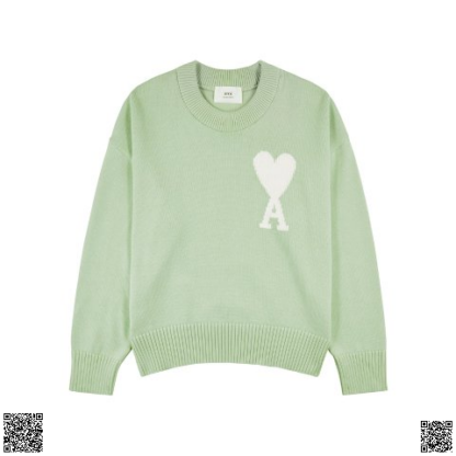 美國代購正品 Ami Paris 薄荷綠針織衫