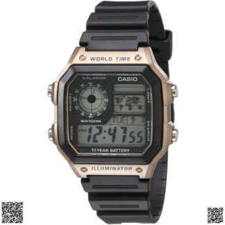 美國代購正品 Casio 10年電池動力數碼男錶