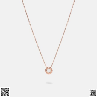 美國代購正品 Coach Open Circle Stone項鏈