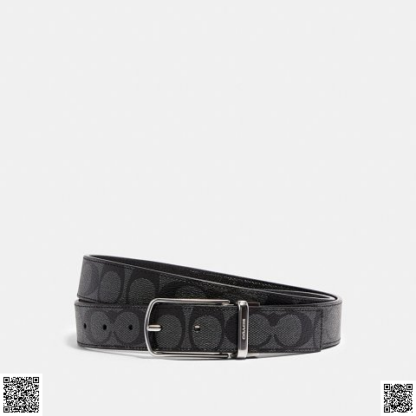 美國代購正品 Coach 老花雙麵腰帶 32mm