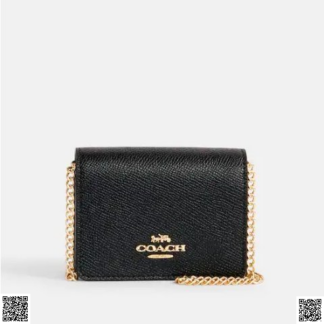 美國代購正品 Coach 鏈條錢包
