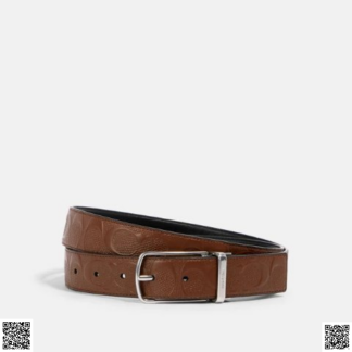 美國代購正品 Coach 雙麵腰帶 32 Mm