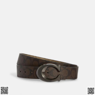 美國代購正品 Coach 雙麵腰帶 38 Mm