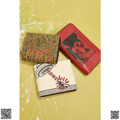 美國代購正品 Disney Mickey Mouse X Keith Haring 錢包