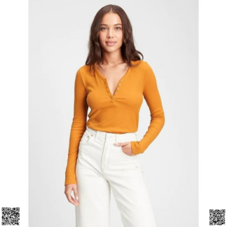 美國代購正品 Gap Ribbed V領T恤