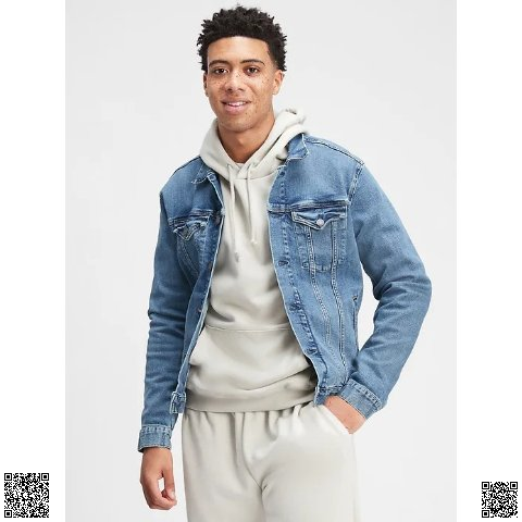 美國代購正品 Gap 男士牛仔夾剋